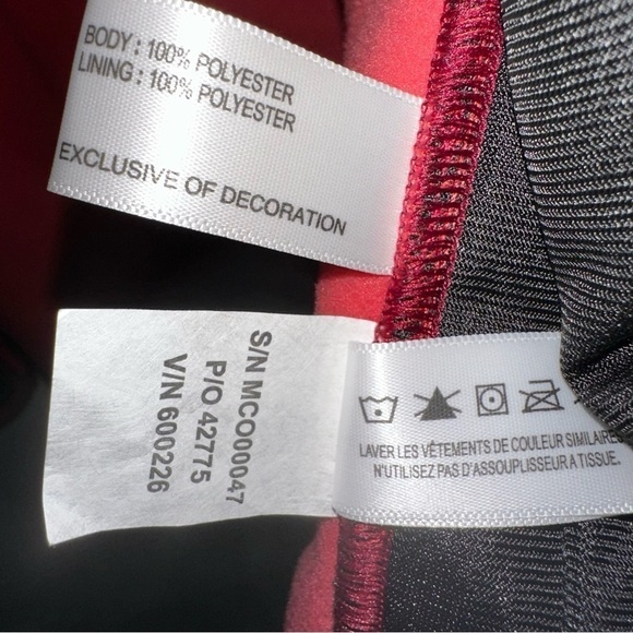 CUTTER AND BUCK Arizona Cardinals RED MAINSAIL full zip vest NWOT - Picture 5 of 13